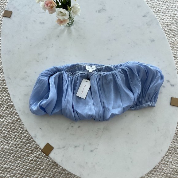 NWT Line & Dot Audrey Off The Shoulder Blouse - Picture 3 of 4